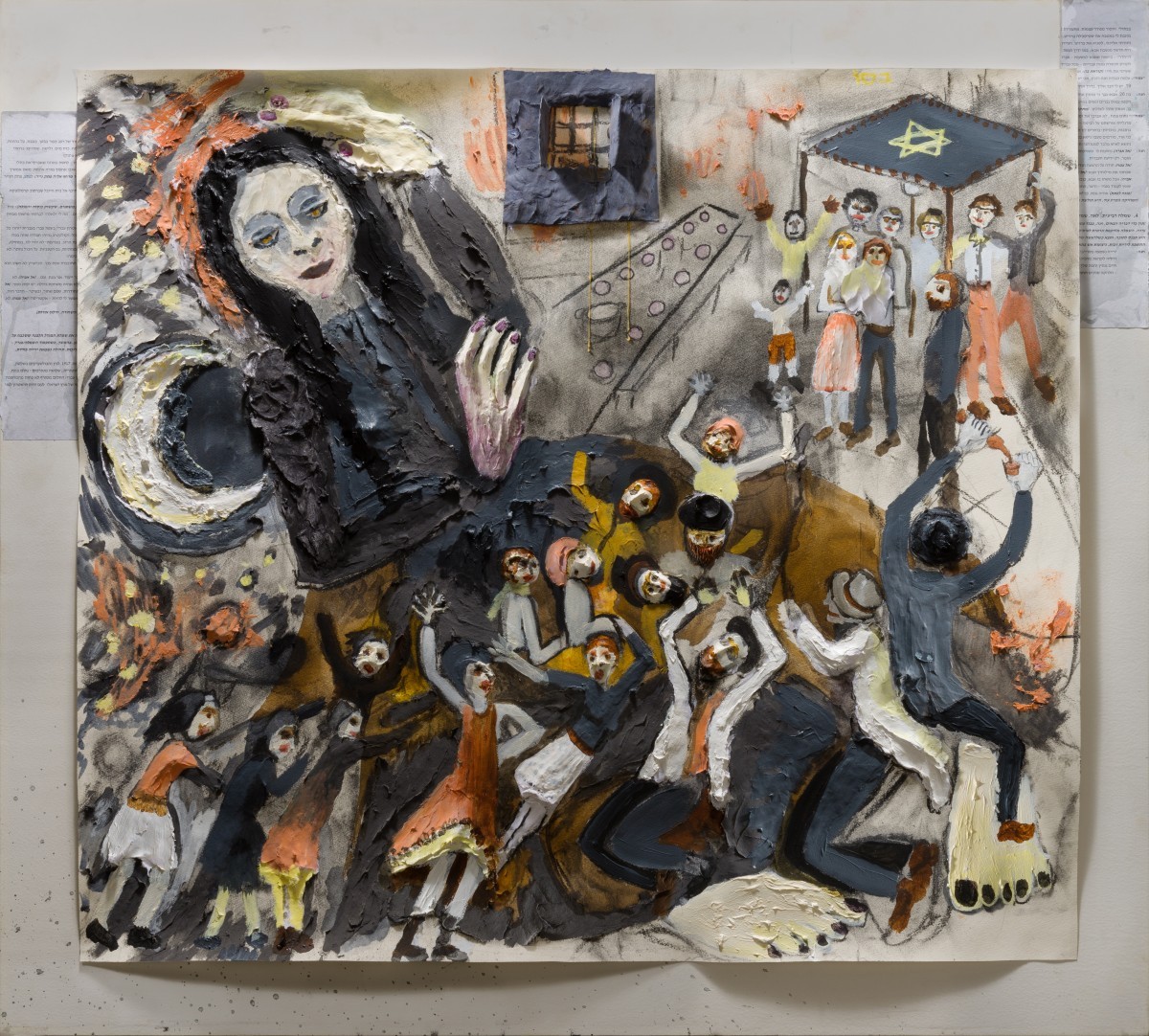 Sigalit Landau, Bad Wedding [Not Making a Living], 2015, mixed media, 97x108x10 cm