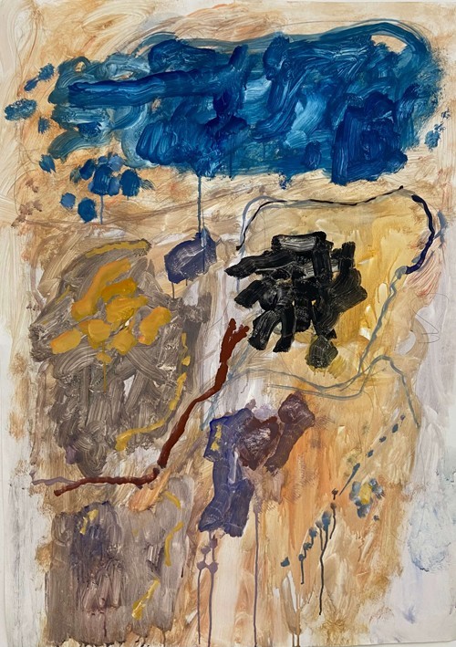 Avigdor Stematsky, Tempra on paper 140 x 100 cm (9)