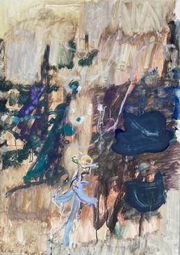 Avigdor Stematsky, Tempera on paper 140 x 100 cm