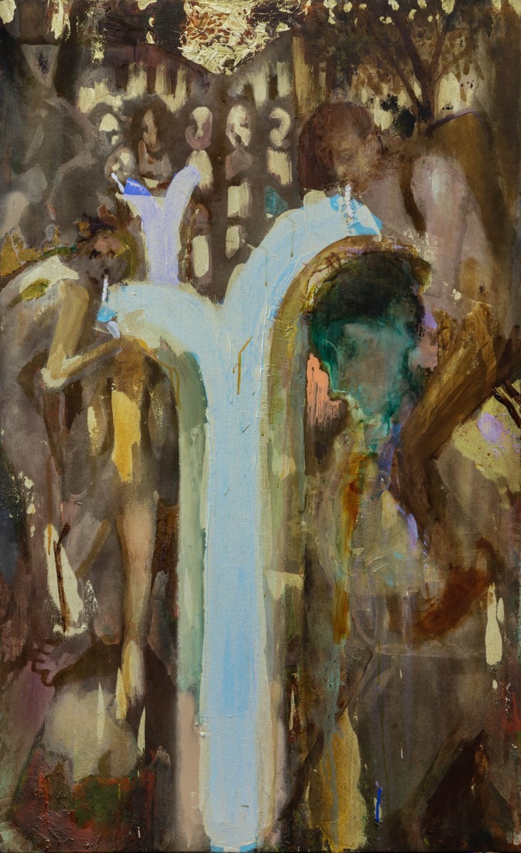 Ran Tenenbaum, Drinking Fountains, 2020-22, Acrylic on canvas, 130x80 cm