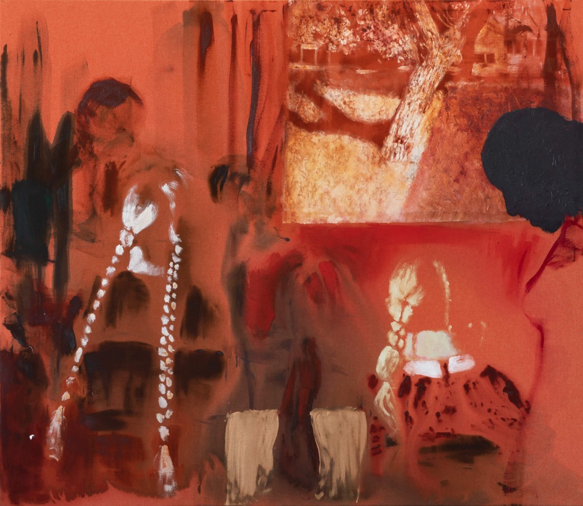 Ran Tenenbaum,Unmeasurable space, 2022, Acrylic on canvas, 130x150 cm