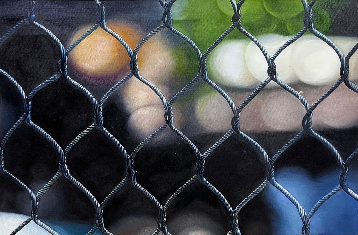 09-Shay Kun,Entrapment, 2022, Oil on canvas, 51 x 76 cm