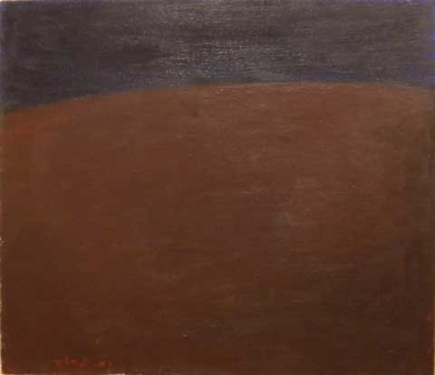 Michael Gross Landscape The 70 61x70 cm Oil on canvas,