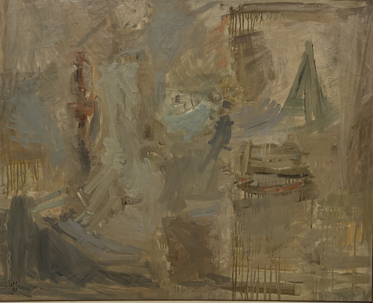 Yehezkel Streichman, 1959, Oil on canvas, 82x98 cm