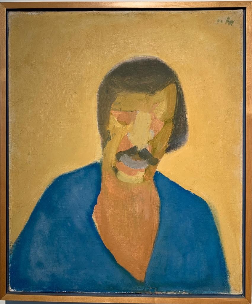 Ori Reisman, Portrait of Samuel Sassoon, 1970's,,55 x 46 cm