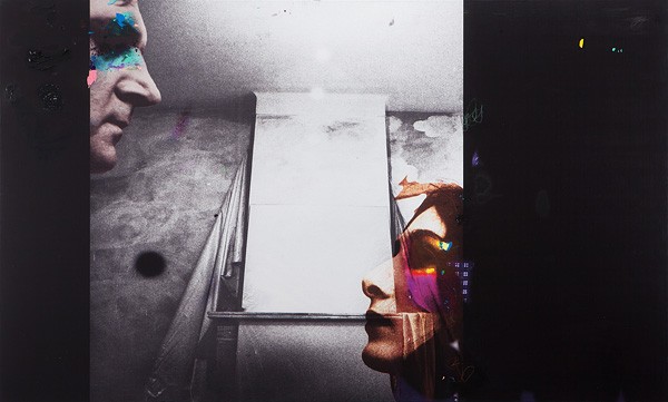 07 Lothar Hempel, Gespensterliebe, 2013, Mixed media on aluminium, 100x166 cm-600x361