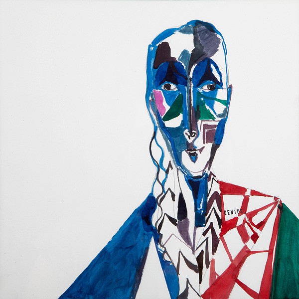 09 Lothar Hempel, Berlin Vision (Genius), 2013, Ink and watercolors on paper, 41x41 cm-600x600