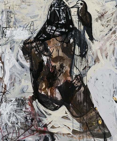 1281_Tsibi Geva, Untitled, 2013, Acrylic and oil on canvas, 200x150 cm-498x600