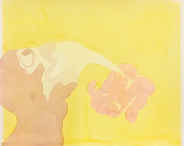 1422_Alma Itzhaky, Hand-Cum, 2016, Ink on paper, 28x35 cm-600x478