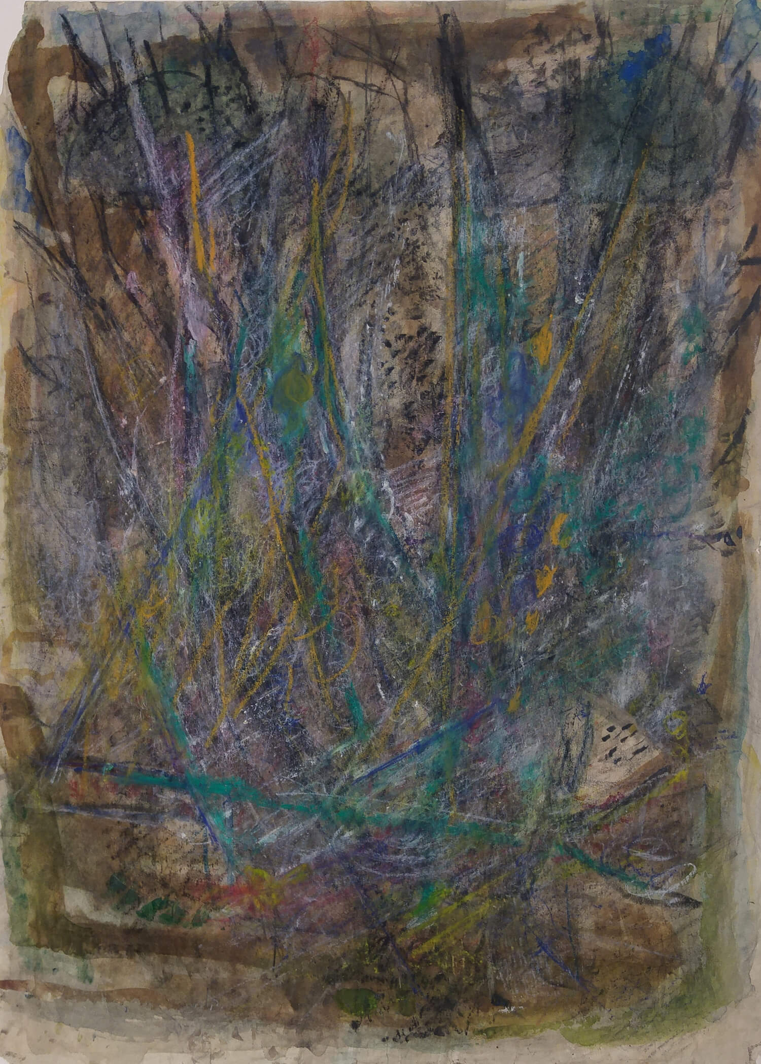 1465_Yehezkel Streichman, Pastel, pencil and..