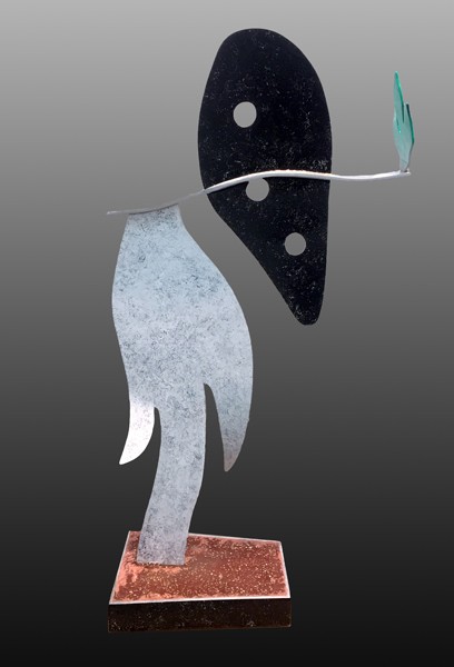 1524_Zigi Ben-Haim, 2017, Aluminum Painted, H - 177 cm, Unique-408x600