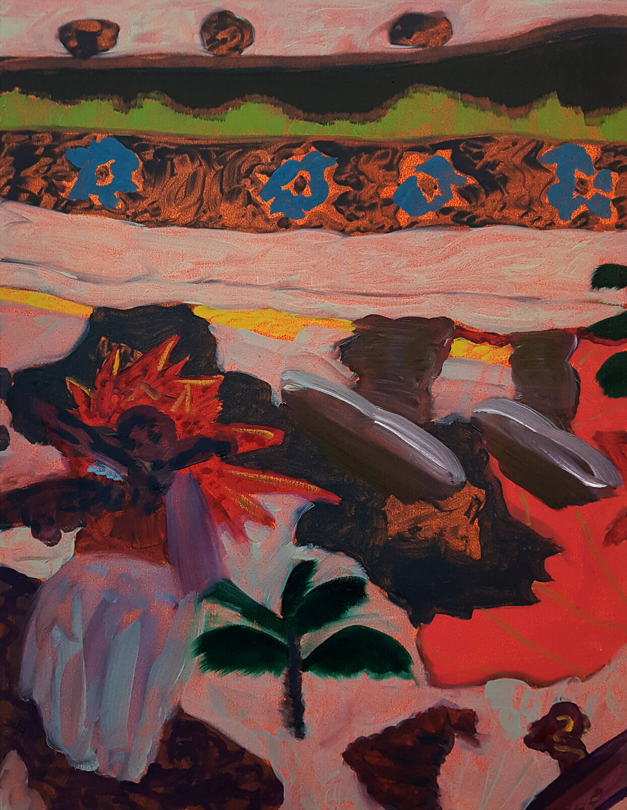 1587_Abraham Kritzman, House of Cloth L, 2018, oil on wood panel, 40x30 cm-1244x1608