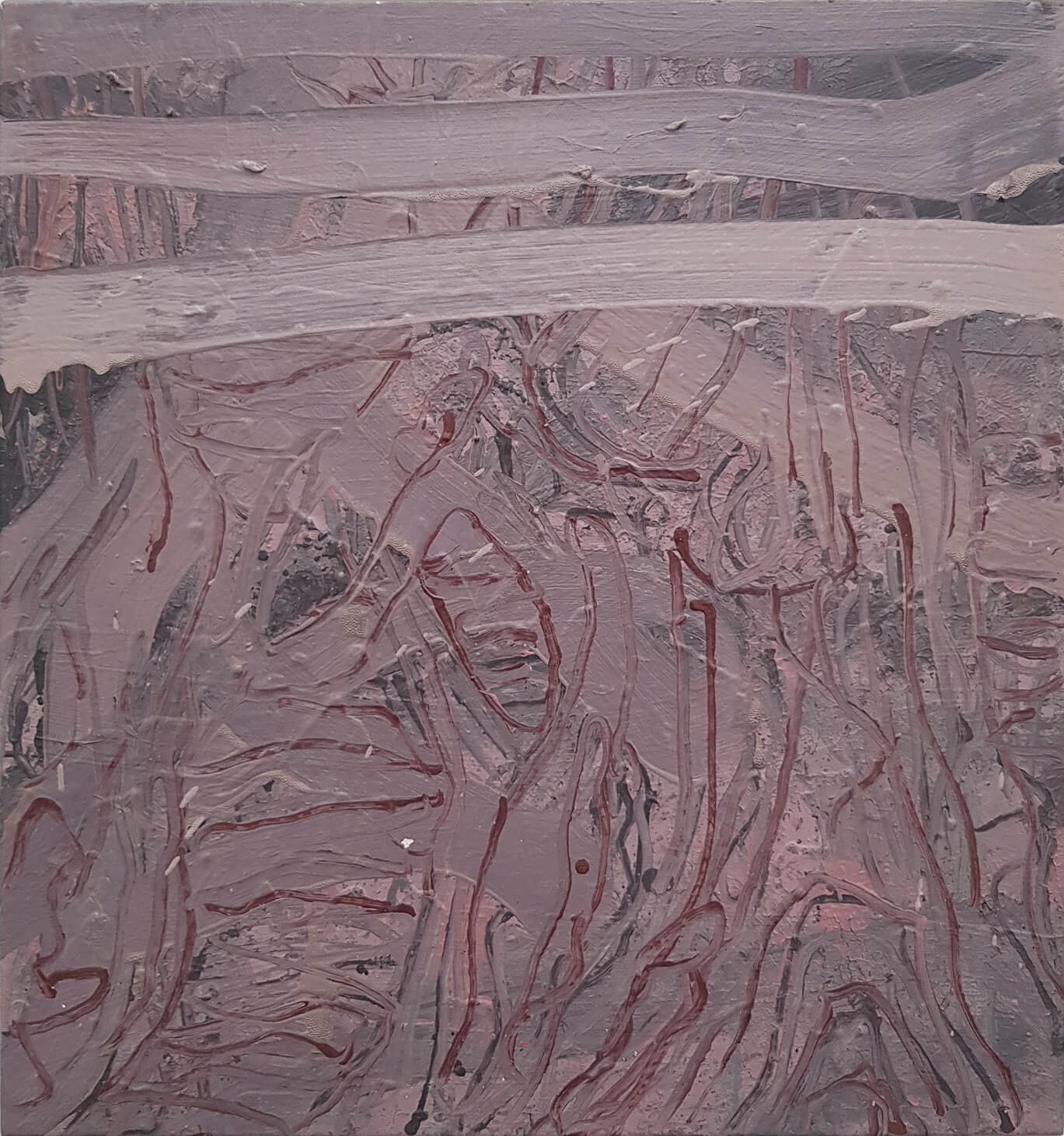 1590_Boaz Barkani, The mud of the M tree, 2017, oil on canvas, 49.5x45