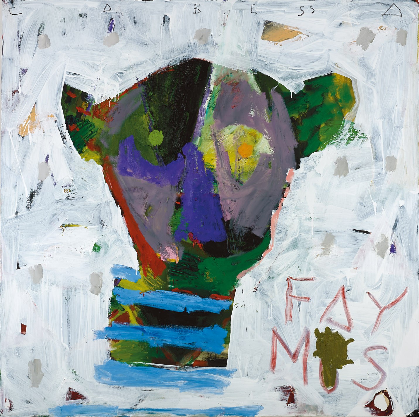 Amit Cabessa, 2018, Oil on canvas 200 x 200 cm,