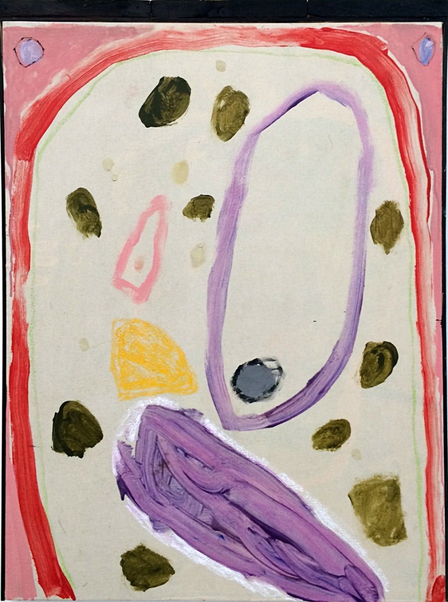 6 - Pigeon (Garden), 2014, Oil and mixed media on canvas with wood, 124x91 cm,