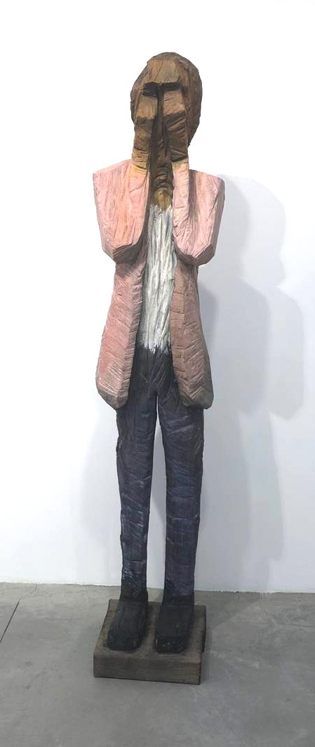 Haim Senyor,Lee,2019,painted wood,H-212 cm,$12,000