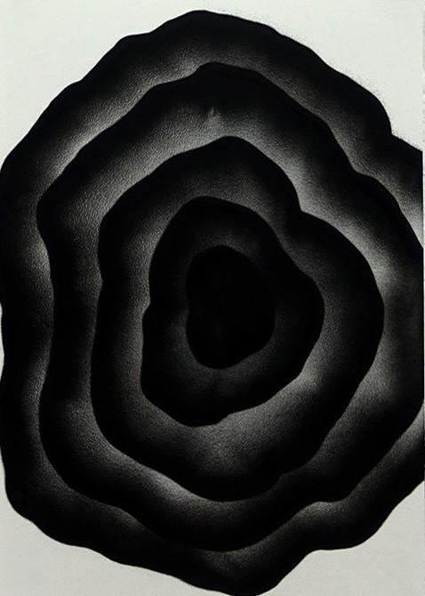 Klone, A Memory (slice of it), 2016, Paint on paper, 70x49 (3)