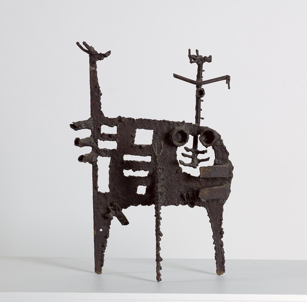 393_Adam and Eve 1957 Iron 10X31X45 cm-600x591