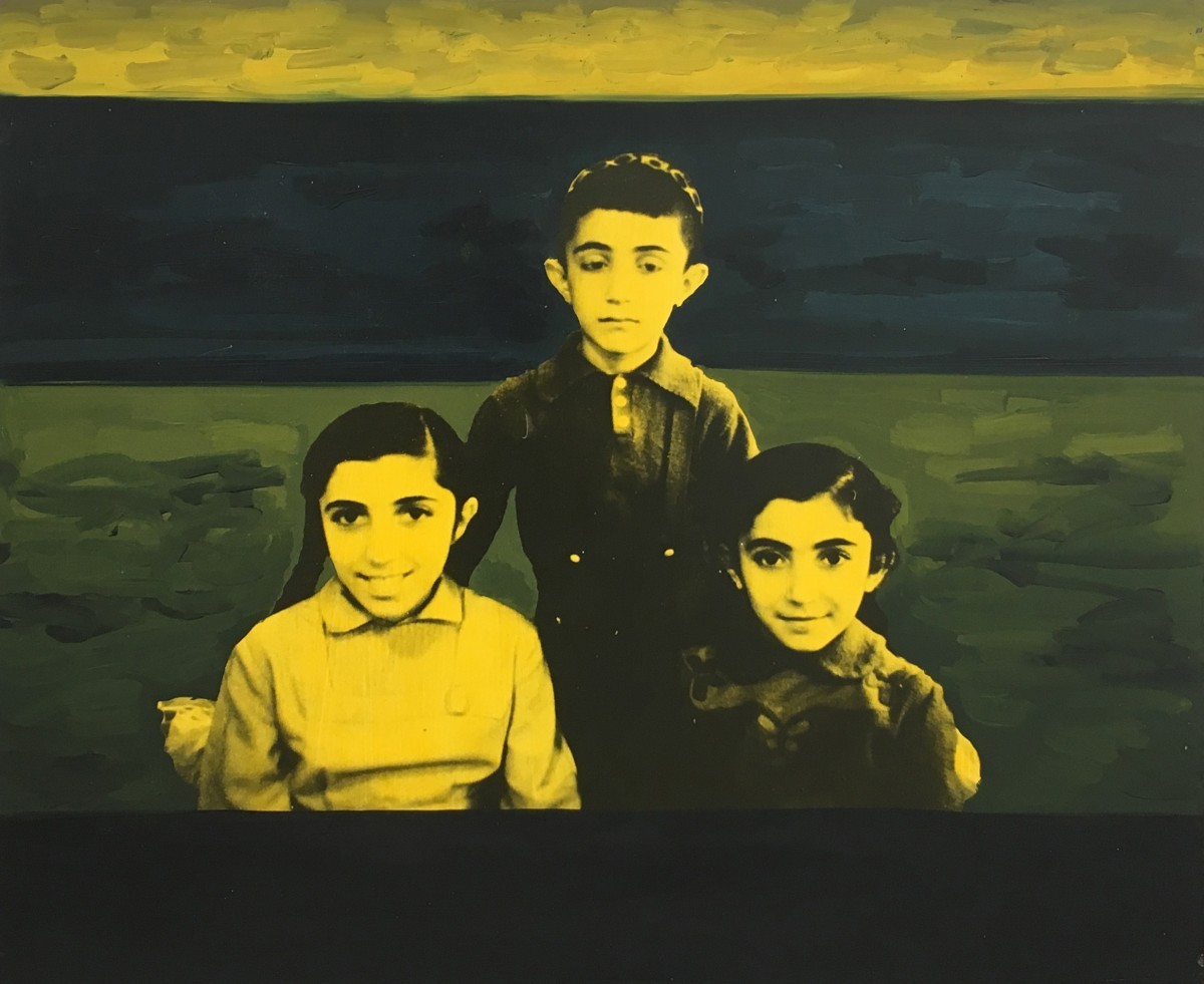 S-10, Meir Pichhadze, 1996, Mixed media on canvas, 51x61 cm 14,800 sekel