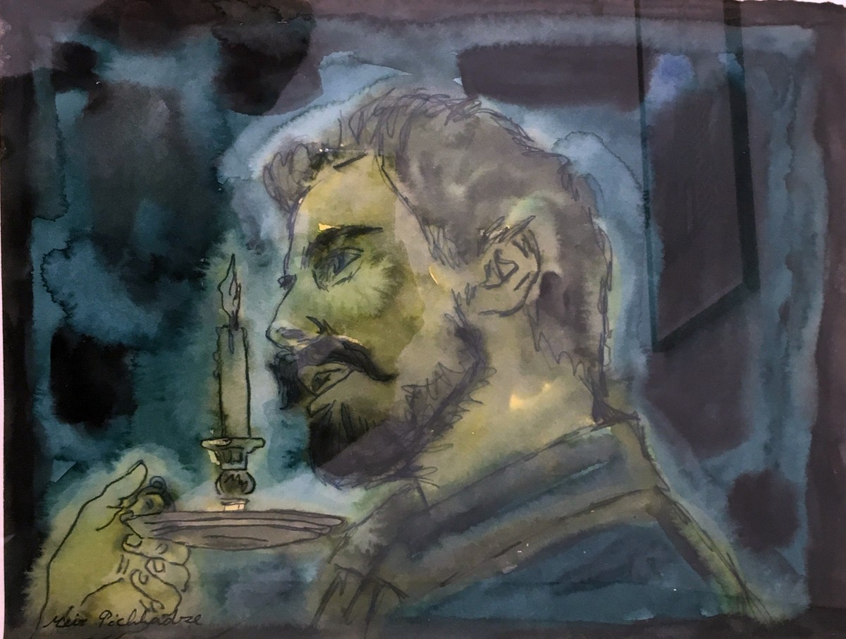 S-160, Meir Pichhadze, Watercolor, 27x35 cm 1