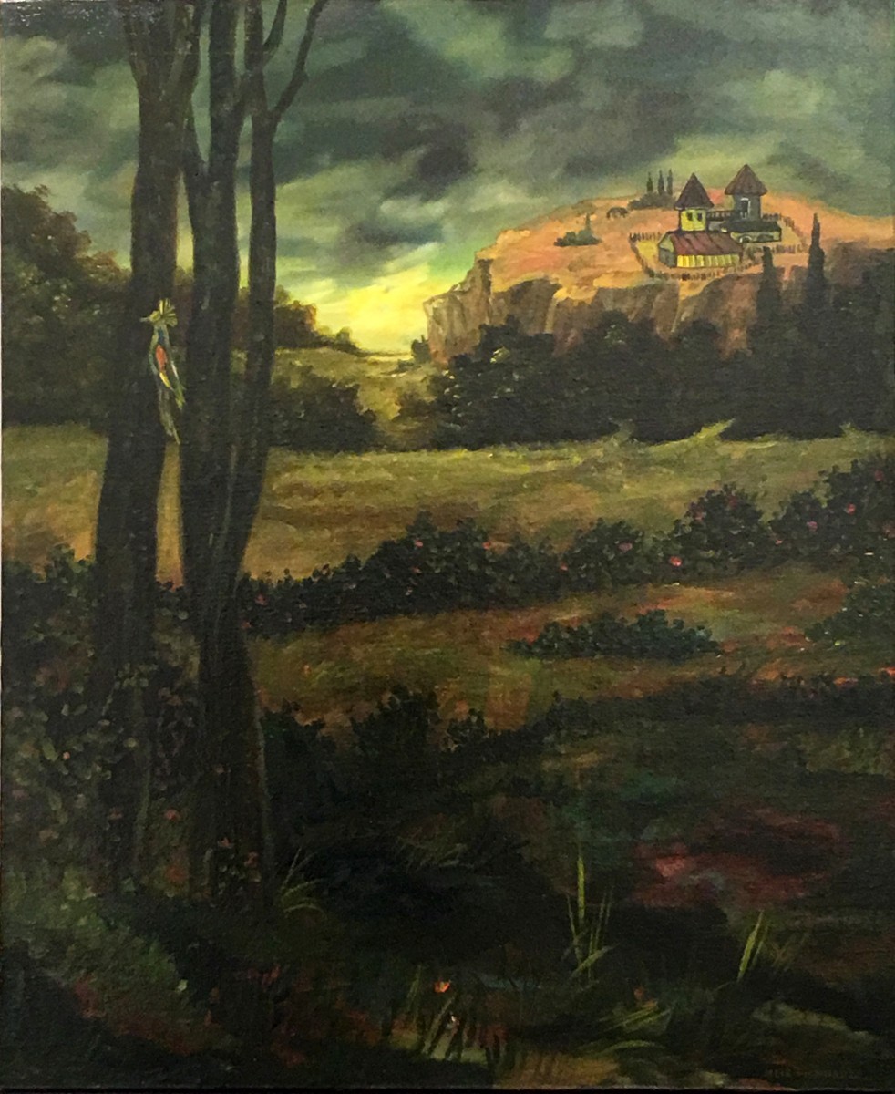 S-40, Meir Pichhadze, Oil on canvas, 70x57