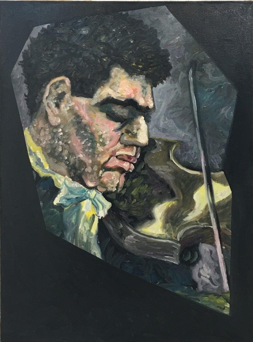 S-8, Meir Pichhadze, 1996, Oil on canvas, 70x51 cm 5,000$