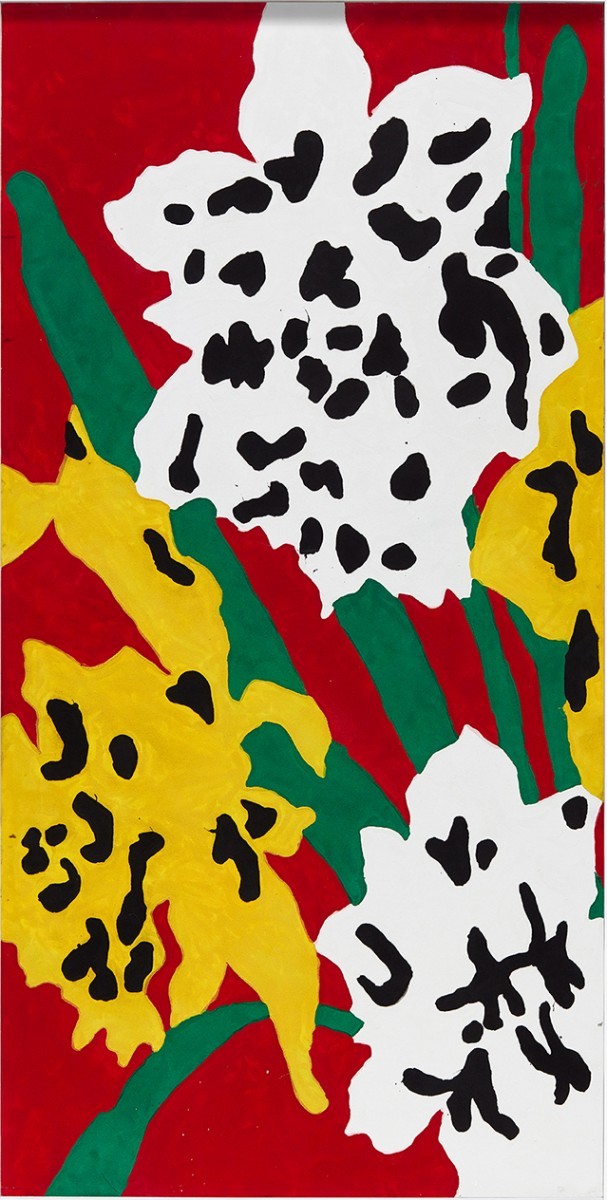 Matthew Chambers, The Sound of Rain Five Days in a Row, 2016, Oil, acrylic and enamel on canvas, 244x122 cm