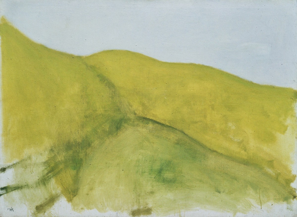Ori Reis,an, Waman-Landscape, 1960's, Oil on canvas 97 x 130 cm