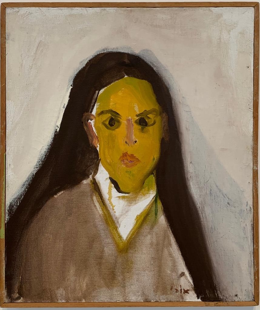 Ori Reisman, Portrait of Girl, 1970's,,55 x 46 cm
