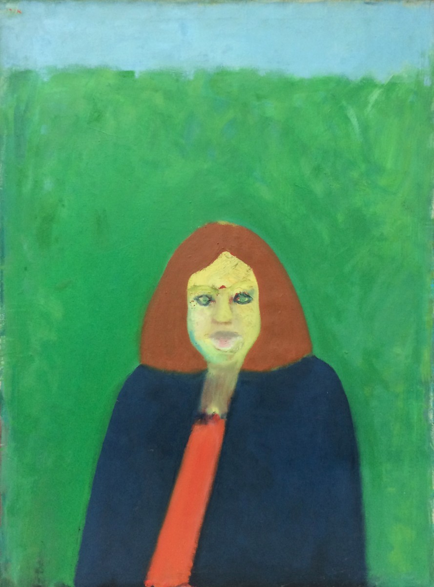 Ori Reisman, Portrait of Lydia, 1970's, Oil on canvas 130 x 97 cm