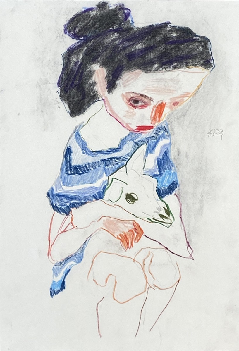 Amit Cabessa, 2020, Mixed media on paper, 42x29 cm