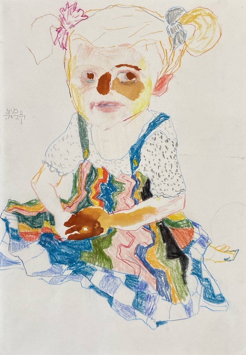 Amit Cabessa, 2020, Mixed media on paper, 42x29 cm