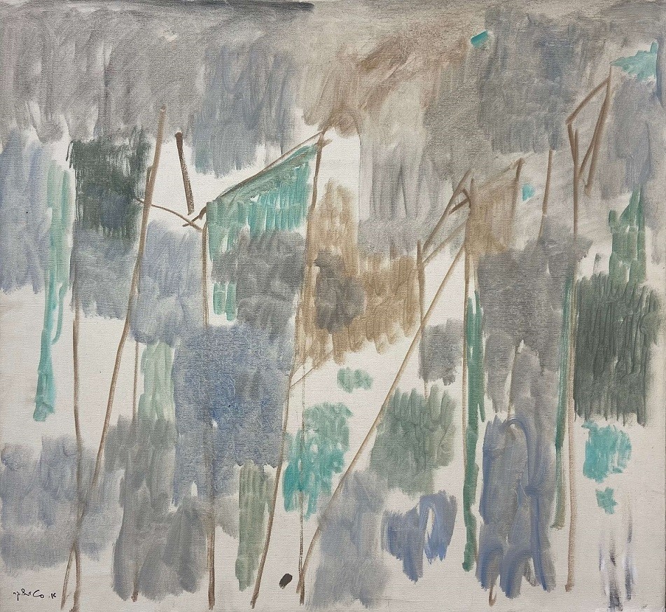 Avigdor Stematsky, After a Landscape, Oil on canvas 92 x 100 cm