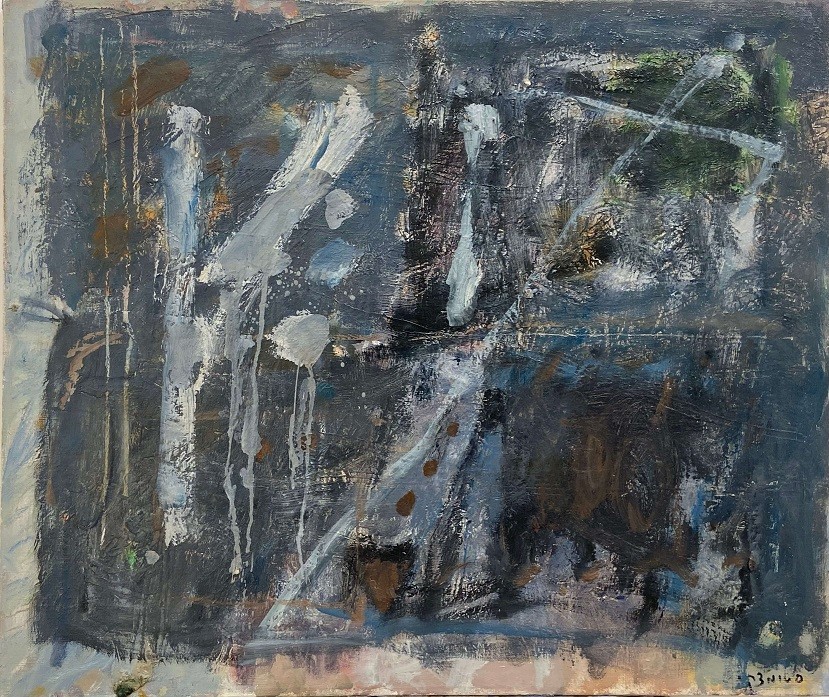 Avigdor Stematsky,Painting, the 70's, Oil on canvas 55