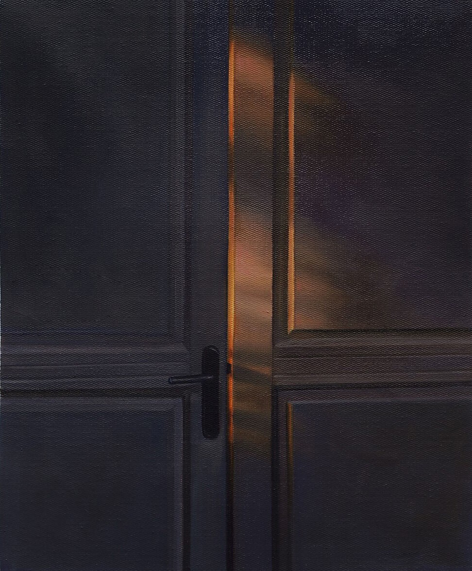 22- Shay Kun, Closure, 2022, Oil on canvas, 38 x 30