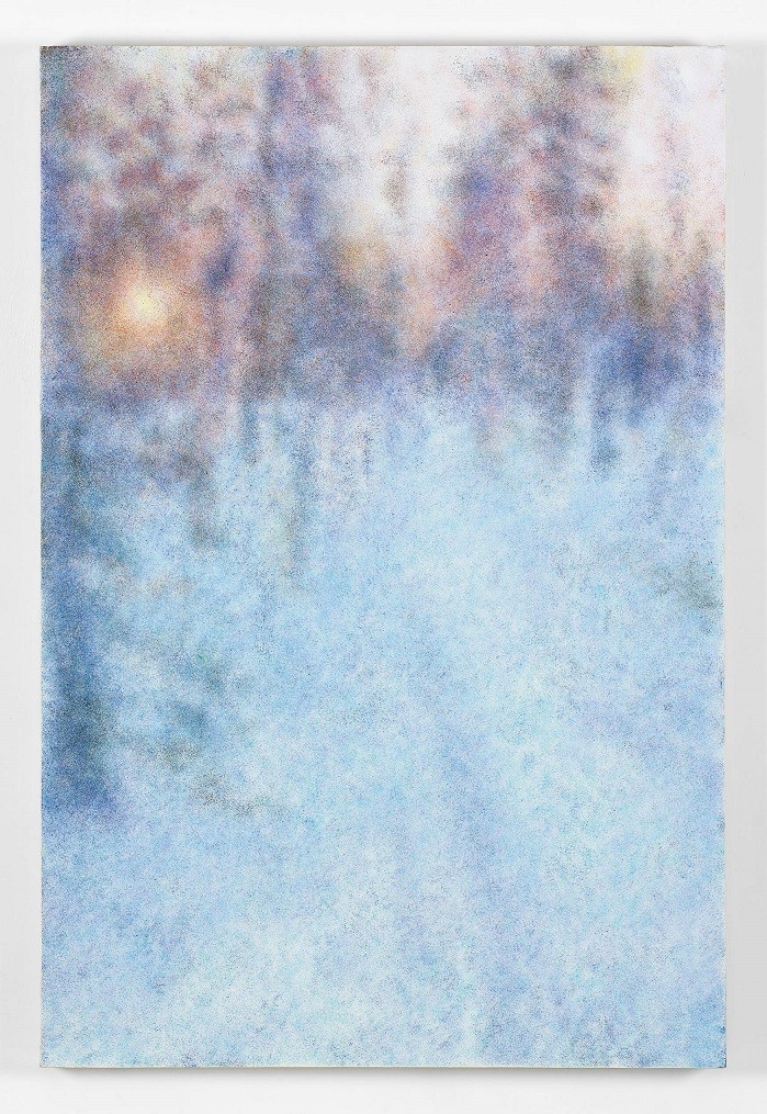 Ron Chen, Kikayon (Snow 3), 2022, Oil on wood, 152