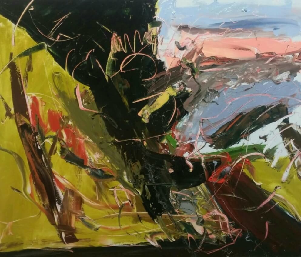 Alex Kremer, Landscape , 2018, Oil on canvas, 100 x 120 cm