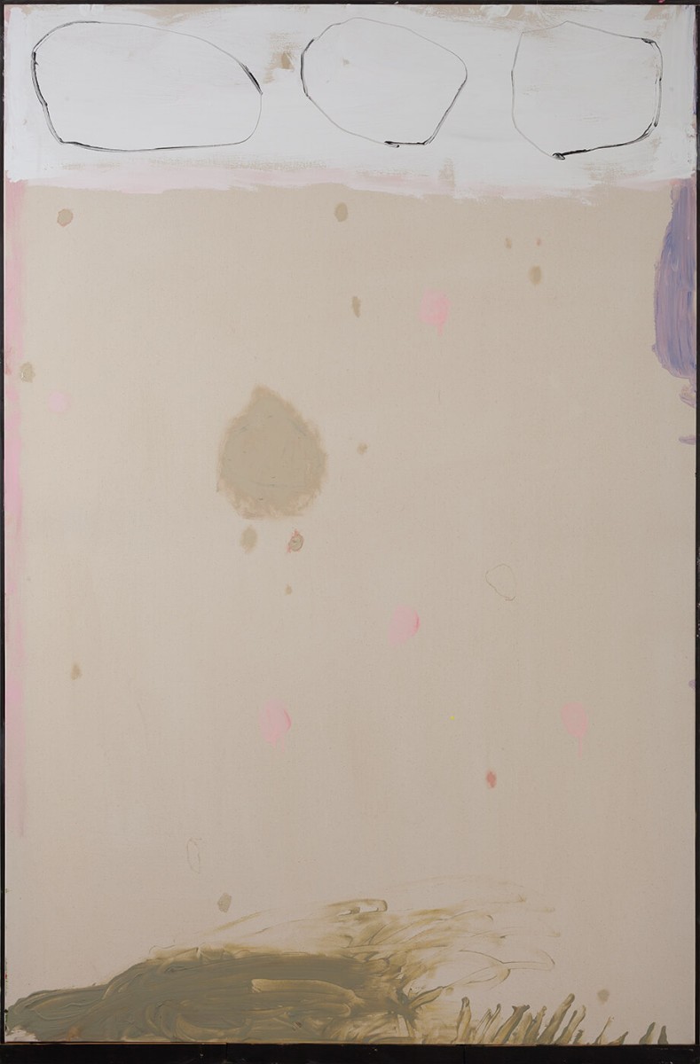 Amit Cabessa, Higher, 2015, oil and mixed media on canvas with wood, 184x121