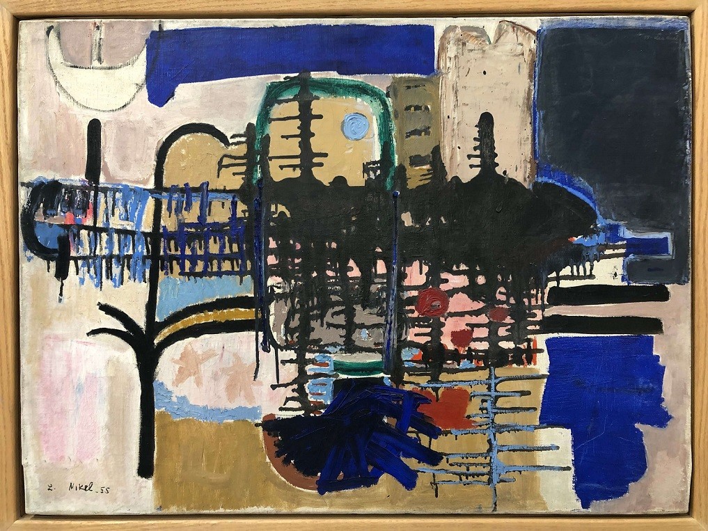 Lea Nikel, Untitled,1955 62 x 84 cm, Oil on canvas