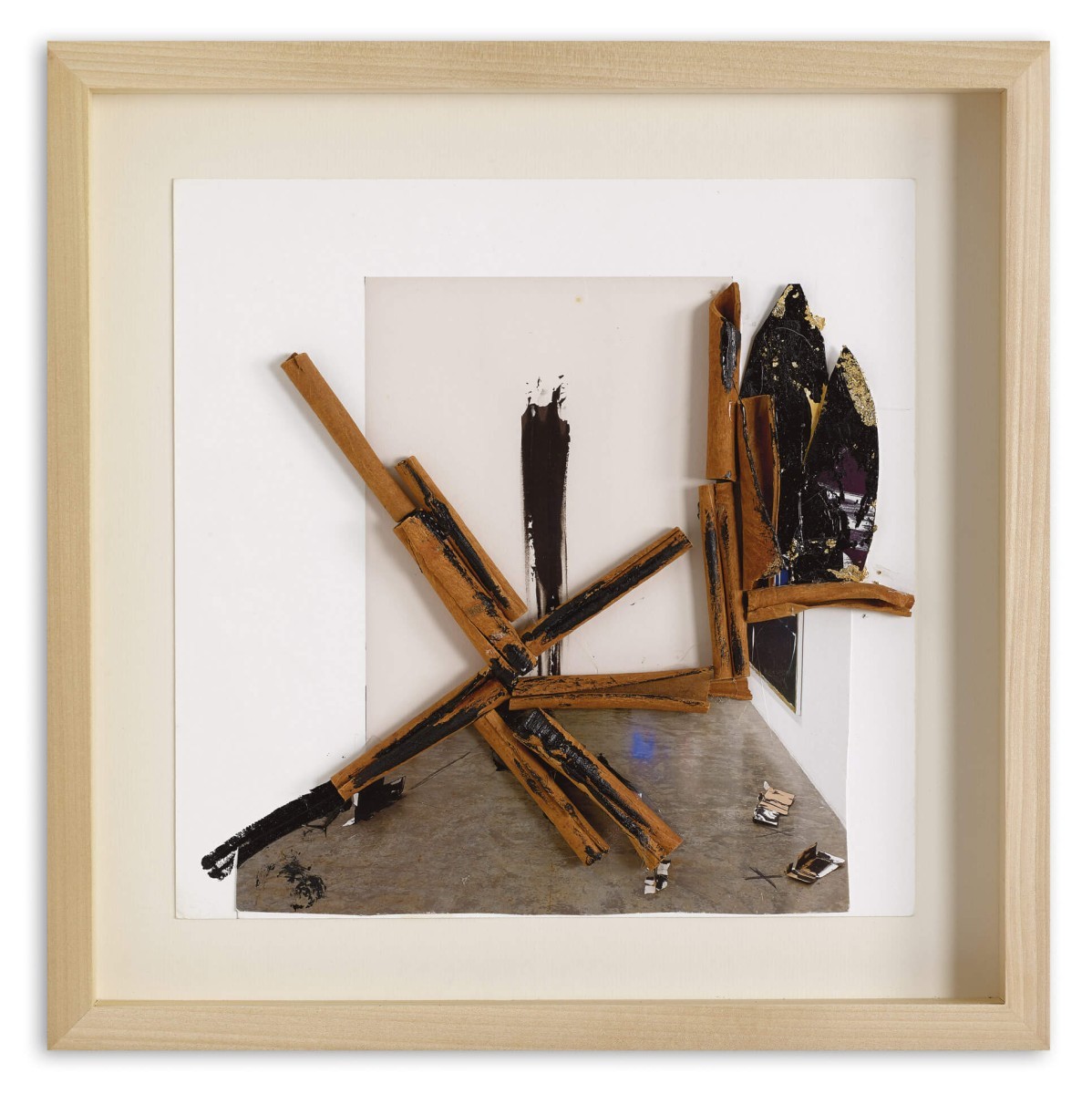 Khen Shish, Looking for a beautiful tree , 2023, Mixed Media on paper, 30 x 30 cm