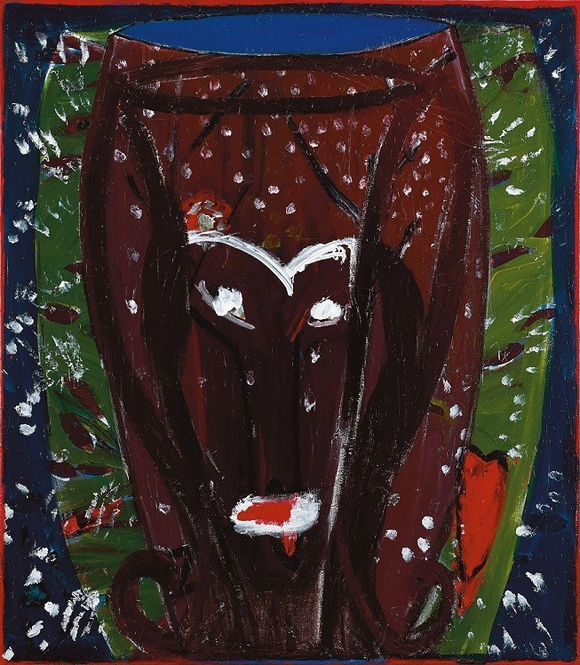 Khen Shish, My turkish delight , 2023, Acrylic on canvas,110 x 96 cm