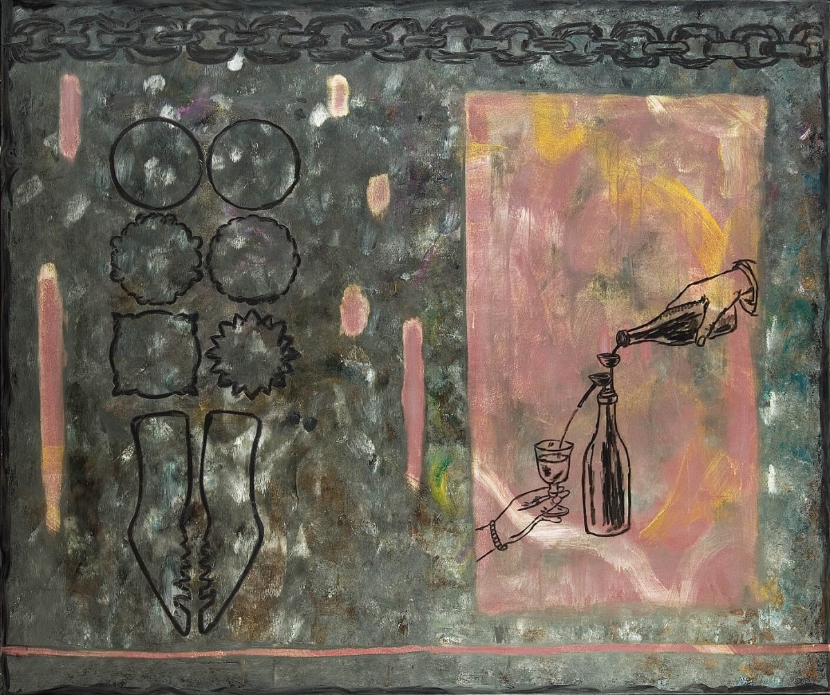 Meir Pichhadze, 1990, Oil on canvas, 150x175 cm