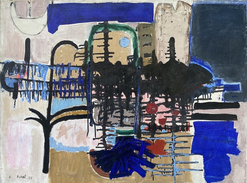 Lea Nikel ,Untitled, 1955, Oil on canvas, 62 x 84 cm